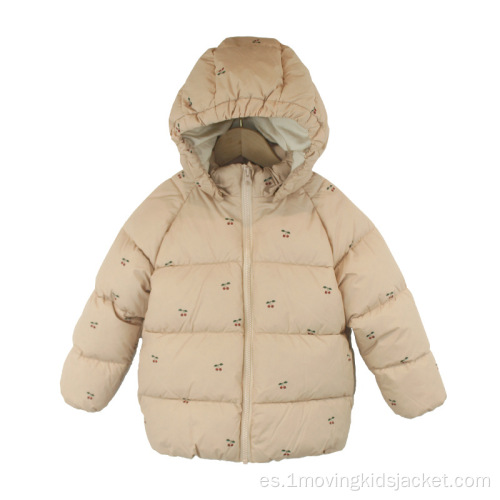 Chaqueta de plumón infantil Moda de invierno